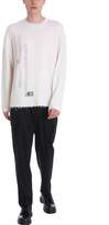 Thumbnail for your product : Helmut Lang Distressed Wool Beige Sweater
