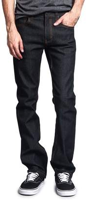 Victorious Men's Slim Fit Unwashed Raw Denim Jeans DL980 - 34/30