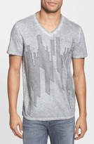 Thumbnail for your product : Kenneth Cole New York 'Honeycomb' Trim Fit V-Neck T-Shirt