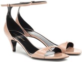 Thumbnail for your product : Saint Laurent Charlotte patent leather sandals