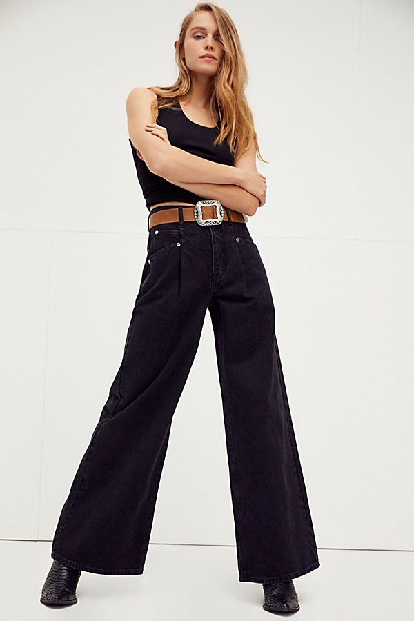 free people denim super flare jeans