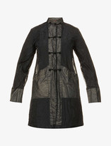Thumbnail for your product : Black Comme Des Garcon Mandarin-collar sheer shell jacket
