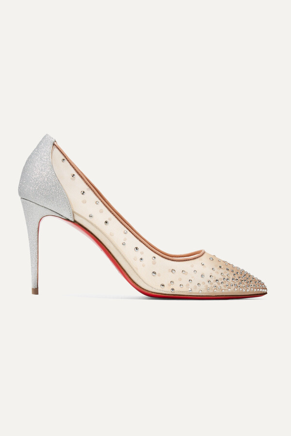 Silver Louboutin Shoes | Shop the world's largest collection of 