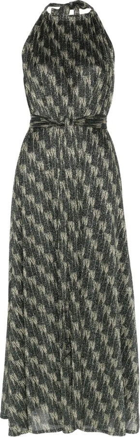 Siyu Ars halterneck maxi dress