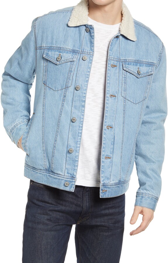 jean jackets with fleece lining