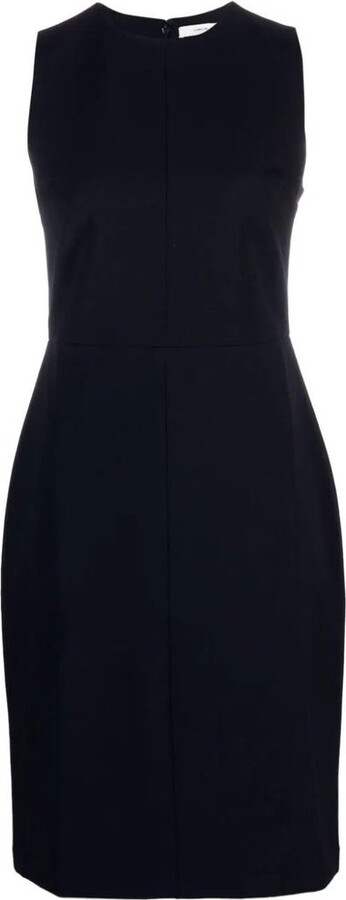 Vince Sleeveless Crewneck Knee-Length Dress