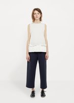 Thumbnail for your product : Sara Lanzi Popeline Top Off White Size: Medium