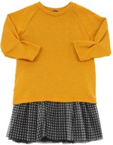 Thumbnail for your product : Yellowsub Tulle Dress W/interlock Sweatshirt