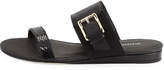 Thumbnail for your product : Donald J Pliner Bien Double-Strap Buckle Slide Sandal, Black
