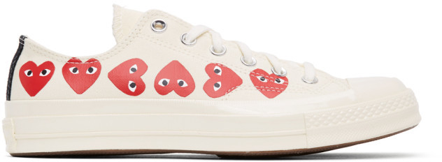 cdg heart shoes