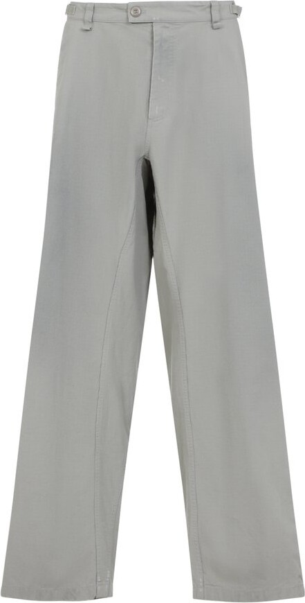Balenciaga Distressed Straight-Leg Trousers