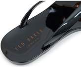Thumbnail for your product : Ted Baker Bow Front Jelly Flip Flops Colour: BLACK, Size: UK 3