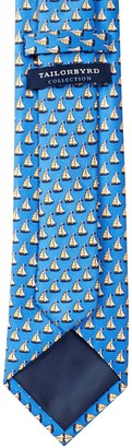 Tailorbyrd Silk Sailboat Tie