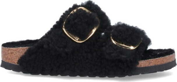 Arizona Big Buckle Shearling" Sandals