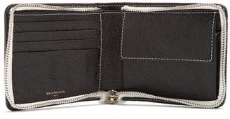 Balenciaga Bazar Zip-around Leather Wallet - Mens - Multi