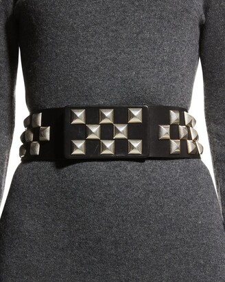 Streets Ahead Roger Studded Leather Belt