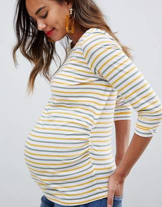 New Look Maternity tee with stripe