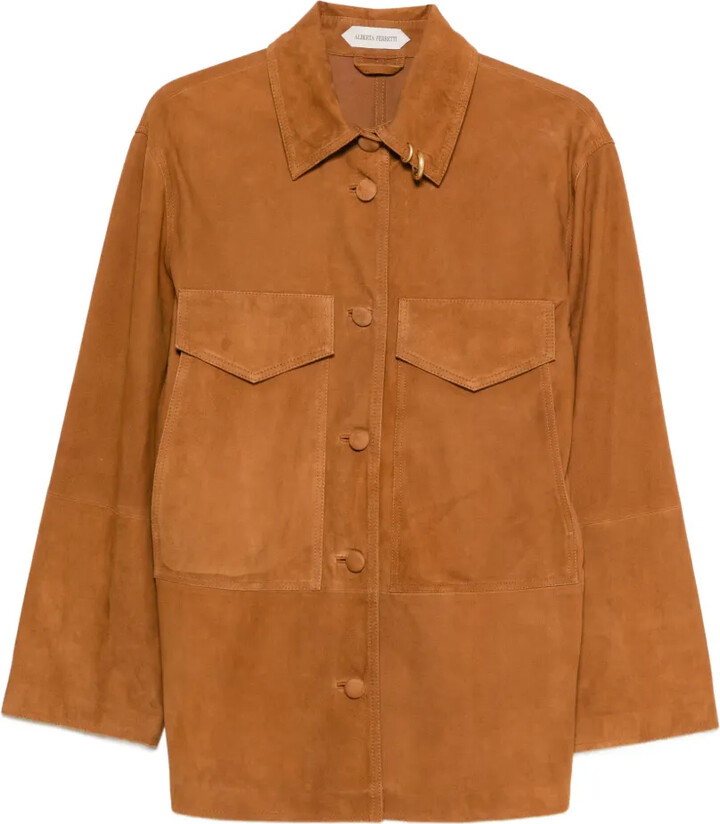 Alberta Ferretti Flap-Pocket Button-Up Shirt