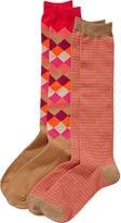 Thumbnail for your product : Old Navy Women's Patterned Boot-Sock 2-Packs