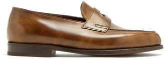John Lobb Lopez leather penny loafers