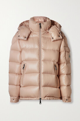 Moncler Maire Hooded Quilted Shell Down Jacket - Neutrals