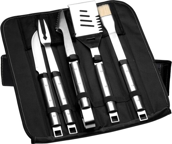 BergHOFF Cubo 6Pc Stainless Steel BBQ Set with Folding Bag
