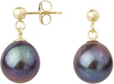 Thumbnail for your product : A B Davis 9ct Gold Freshwater Pearl Drop Earrings