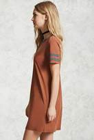 Thumbnail for your product : Forever 21 Varsity Stripe T-Shirt Dress