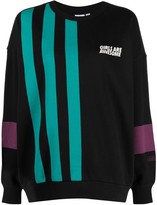 Thumbnail for your product : adidas x Girls Are Awesome stripe-print sweatshirt