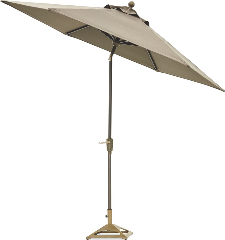 Agio Reid Outdoor 9' AutoTilt Umbrella + Square Umbrella Base, Created