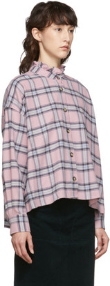 Etoile Isabel Marant Pink Check Ilaria Pilou Shirt