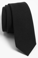 Thumbnail for your product : The Tie Bar Solid Wool Blend Skinny Tie