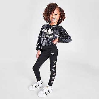 adidas Girls' Infant and Toddler Tie-Dye Crewneck Sweatshirt and Leggings  Set - ShopStyle
