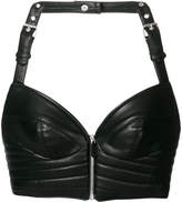 Thumbnail for your product : Moschino zipped cropped top
