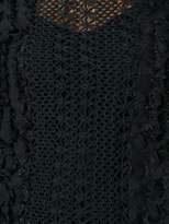 Thumbnail for your product : See by Chloe embroidered crochet fringed blouse