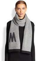 Thumbnail for your product : Maison Martin Margiela 7812 Embroidered Wool-Blend Scarf