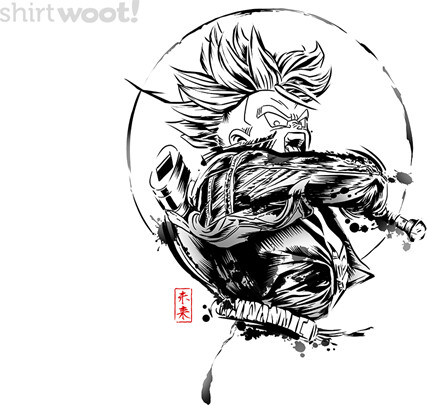 Woot Warrior from the Future T Shirt