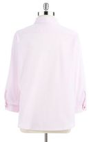 Thumbnail for your product : Jones New York Roll-Tab Sleeved Blouse