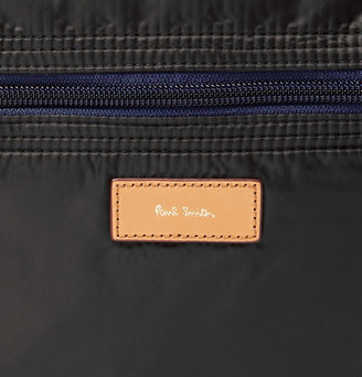 Paul Smith Leather-Trimmed Two-Tone Shell Backpack