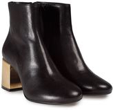 Thumbnail for your product : MM6 MAISON MARGIELA Mirrored-heel Leather Ankle Boots