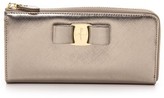 Thumbnail for your product : Ferragamo Miss Vara Bow Zip Continental Wallet