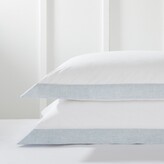 Thumbnail for your product : The White Company Blakely Oxford Pillowcase, White/Blue, Super King