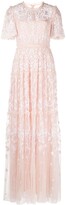 Thumbnail for your product : Needle & Thread Emilana embroidered gown