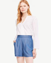 Thumbnail for your product : Ann Taylor Chambray Drapey Shorts
