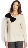 Thumbnail for your product : Kate Spade Raglan Bow-Detail Sweater