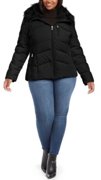calvin klein plus size puffer coat