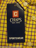 Thumbnail for your product : Chaps by Ralph Lauren Long Sleeve Striped Oxford Woven Shirt ~ New With Tags