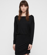 Thumbnail for your product : AllSaints Tavi Ruched Dress