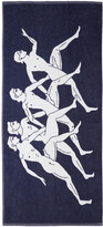 Thumbnail for your product : Carne Bollente SSENSE Exclusive Navy & White Graphic Towel