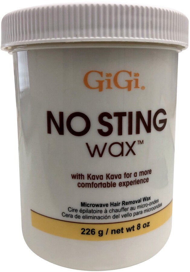 GiGi No Sting Wax with Kava Kava Microwave Hair Removal Wax 8 OZ